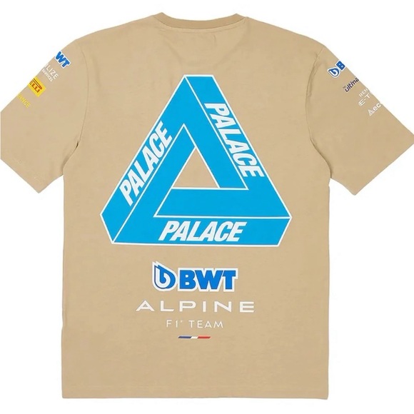 Palace x Kappa x Alpine racing F1 tri ferg tee XL brand new...